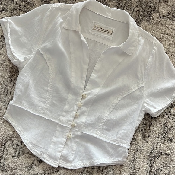 Linen white top - Picture 4 of 7